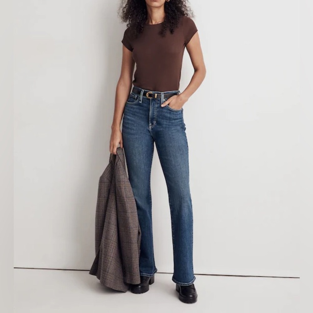 Madewell The Perfect High Rise Vintage Flare Jean in Hallstrom Wash US 26